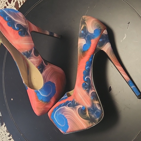 Alba shoes heels platform size 9 - Picture 7 of 7